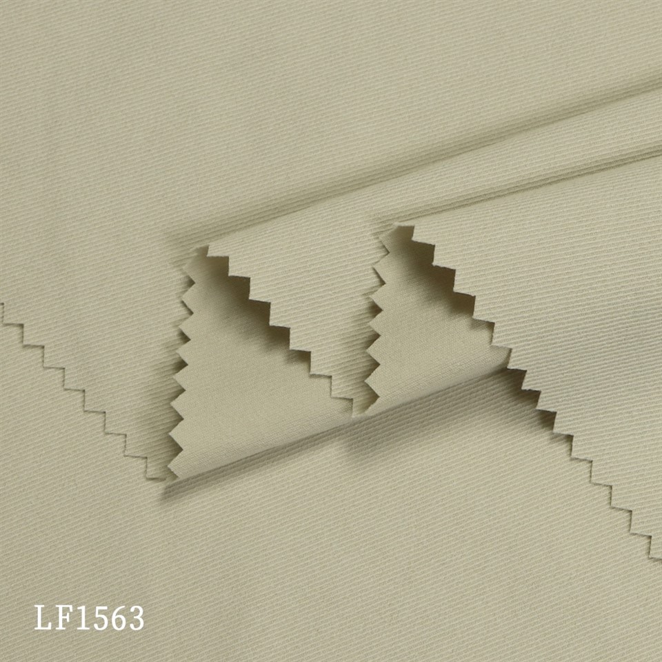 Tencel-like and Cupro-like Stretch Fabric Cavalry Twill